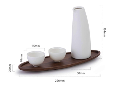 Ceramic Sake Bottle Set